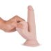 Фаллоимитатор реалистичный на присоске телесного цвета Vscnovelty Knight Cock 3D Triple Density Dildo 7.5