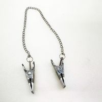 Затискачі для сосків сріблясті Bdsm4u Nipple clip ZT110