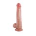 Фалоімітатор реалістичний на присосці силіконовий тілесний Vscnovelty Dual-Layered Nature-Feel Silicone Dildo 9.0