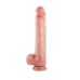 Фаллоимитатор реалистичный на присоске силиконовый телесный Vscnovelty 10.2” Dual-Layered Nature-Feel Silicone Dildo-King Sized