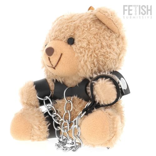 Плюшевый мишка Бдсм телесного цвета Fetish Submissive Yogi Teddy Bear модель 1