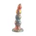 Фаллоимитатор в виде пришельца силиконовый разноцветный Vscnovelty Glitter Silicone Dildo Dominator