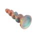 Фаллоимитатор в виде пришельца силиконовый разноцветный Vscnovelty Glitter Silicone Dildo Dominator