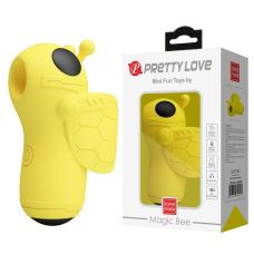 Клиторальный вибростимулятор желтый LYBAILE Mini Fun Toy Magic Bee