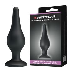 Анальний корок на присосці чорний LYBAILE Sensitive Prostate Plug