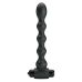 Анальний вібростимулятор кулястий силіконовий чорний Mr Play Vibrating Anal Plug