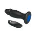 Анальная вибропробка в форме члена с пультом управления черная Mr Play Powerful Vibrating Anal Plug