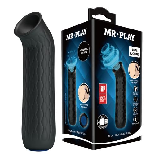 Анальний вакуумний вібратор Mr Play Anal Sucking Plug