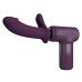 Вибратор пульсатор Ручная секс-машина с рукояткой фиолетовая LYBAILE Massage Gun