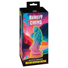 Фантастический фаллоимитатор на присоске разноцветный Beasty Cocks Mystic Dragon