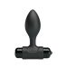 Анальна вібропробка T-подібна чорна LYBAILE Vibra Butt Plug