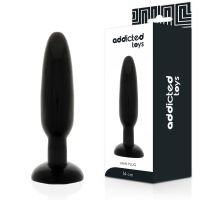 Анальная пробка на присоске черная Addicted Toys Anal Plug 