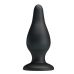 Анальна пробка силіконова чорна на присосці LYBAILE Sturdy Anal Plug
