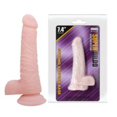 Фаллоимитатор реалистичный на присоске Baile Super Dildo Flesh