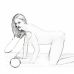 Зажимы для носа с поводком и с кольцом серебристый цвет Bdsm4u Nose Traction Toy