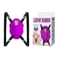 Кліторальні вібротрусики рожевого кольору Baile Love Rider