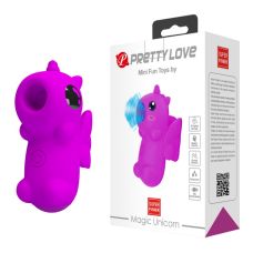 Клиторальный вибростимулятор розовый LYBAILE Magic Unicorn