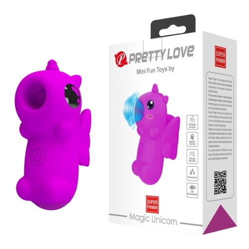 Клиторальный вибростимулятор розовый LYBAILE Magic Unicorn