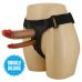 Подвійний ремінний страпон порожнистий для чоловіків бежевий LYBAILE Harness Briefs Keaven