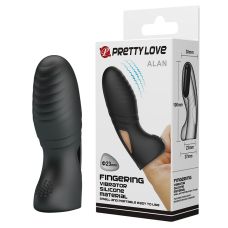 Вибратор на палец для клитора черный LYBAILE Fingering Vibrator Alan
