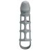 Насадка удлиняющая для пениса с петлей для мошонки серая LYBAILE Penis Sleeve Ball Strap