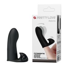 Вибратор на палец для клитора черный LYBAILE Fingering Vibrator Maxwell