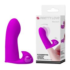 Вибратор на палец для клитора фиолетовый LYBAILE Fingering Vibrator Maxwell