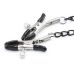 Кляп у рот з кільцем та затискачами для сосків чорний Bdsm4u Nipple Mouth Gag