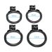 Пояс верности для мужчин черный Bdsm4u Resin Chastity Cage  размер Large
