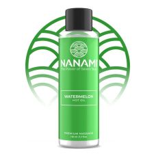 Масажна олія з гарячим ароматом кавуна зігріваючий ефект Nanami 100 мл