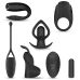 Набор игрушек для пар силиконовый черный Tardenoche Six-in-one Vibrating Bullet 6 Accessories Kit