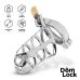 Пояс верности для мужчин из металла серебристый Domlock Prisoner Chastity Cage размер Small