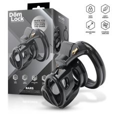 Пояс вірності для чоловіків із внутрішнім замком чорний Domlock Bars