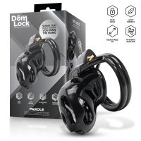 Пояс верности для мужчин с внутренним замком черный Domlock