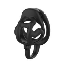 Пояс верности для мужчин черный Bdsm4u Hook Cage Chastity Lock
