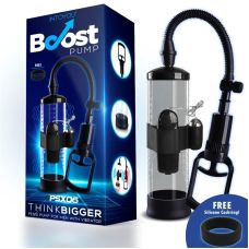 Вакуумная помпа для пениса с вибронасадкой прозрачная Intoyou модель PSX06 Boost Pumps