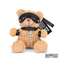 Брелок Bubu в стилі БДСМ плюшевий ведмедик з ланцюжками Intoyou