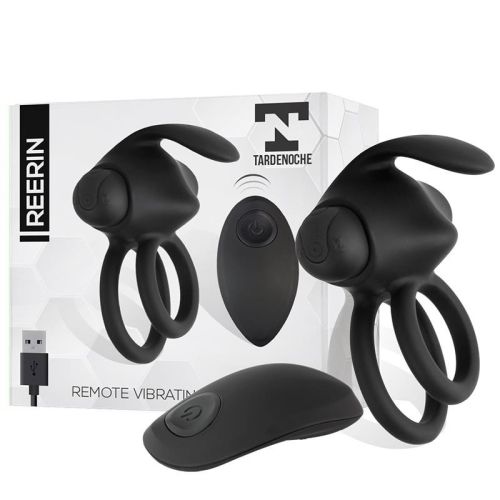 Эрекционное виброцольцо на член двойное с пультом управления Tardenoche Reerin Dual Vibrating Ring