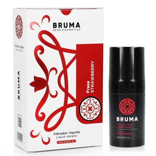 Рідкий вібратор зі смаком полуниці Bruma Ultra Sliding 15 мл