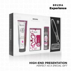 Набор для пар смазка, массажное масло, сенсорное перо и маска для глаз Bruma Bruma Xperience - Vibro-orgasmic Sweet Gum Temptation Kit