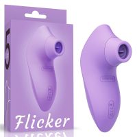 Кліторальний вакуумний стимулятор бузковий Lovetoy Flicker Rechargeable Clitoral Stimulator