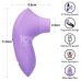 Кліторальний вакуумний стимулятор бузковий Lovetoy Flicker Rechargeable Clitoral Stimulator