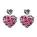Серьги в форме сердца в сочетании с леопардовым принтом Lovetoy Body Leopard Print Heart Earrings