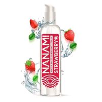 Оральний лубрикант на водній основі зі смаком полуниці Nanami Lubricant Strawberry 150мл