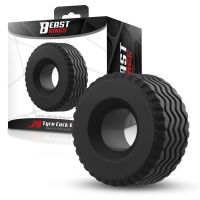 Эрекционное кольцо для мужчин на член черное Intoyou Tyre Ring 