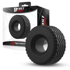 Эрекционное кольцо для мужчин на член черное Intoyou Tyre Ring 