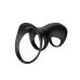 Насадка на пенис и мошонку силиконовая черная Intoyou Driade Triple Ring For Men