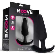 Анальна пробка із медичного силікону чорна Intoyou Silicone Butt Plug Small