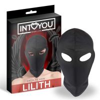 Чорна маска із вирізами під очі Intoyou Lilith Incognito Mask Opening Eyes