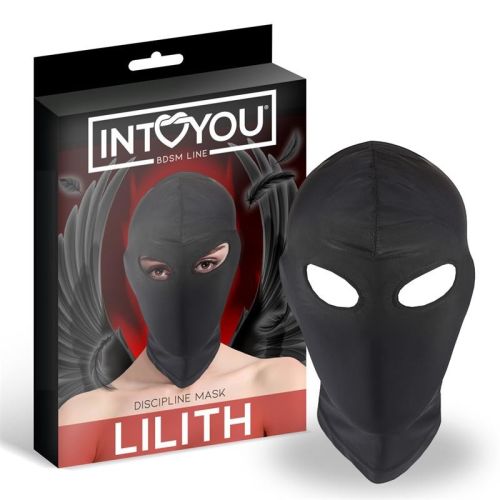 Чорна маска із вирізами під очі Intoyou Lilith Incognito Mask Opening Eyes